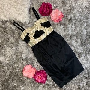 🌸HP✨Anne Klein Bow Sleek Dress Women size 2